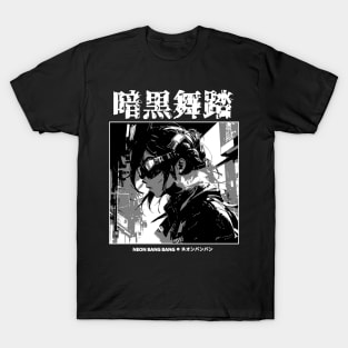 Cyberpunk Cyborg Anime Girl Japanese Streetwear T-Shirt